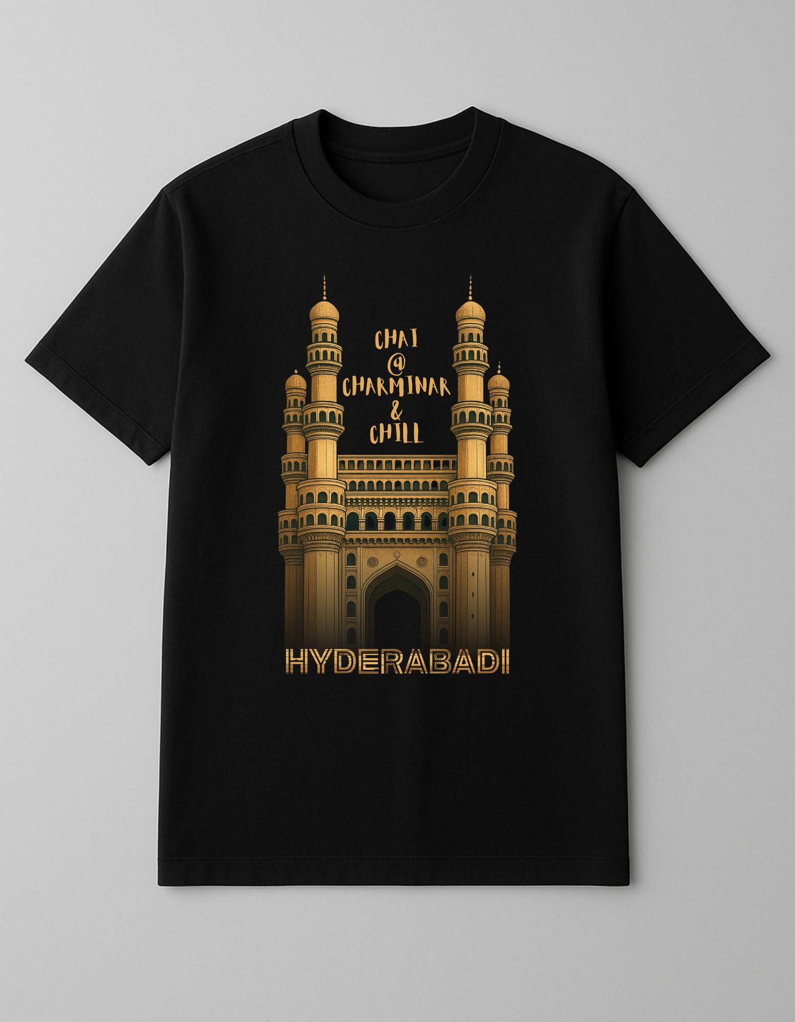 HYDERABADI | Charminar Inspired Classic Crew Tee