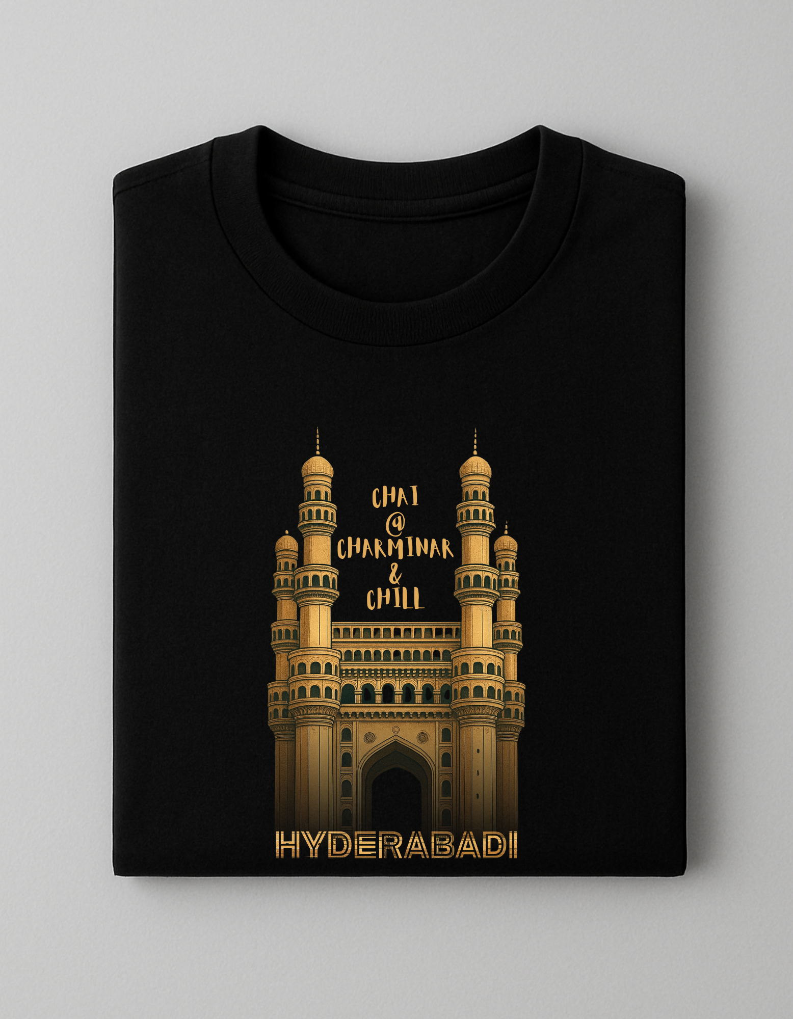 HYDERABADI | Charminar Inspired Classic Crew Tee
